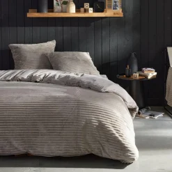 Linge De Chambre|Stokomani Parure housse de couette polaire de flanelle + 2 taies d'oreillers