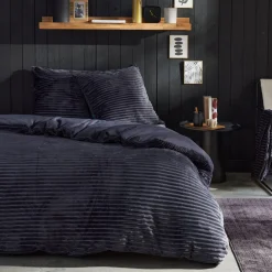 Linge De Chambre|Stokomani Parure housse de couette polaire de flanelle + 2 taies d'oreillers