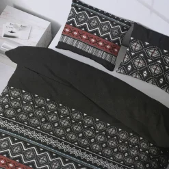 Linge De Chambre|Stokomani Parure primit housse de couette 240x220 cm + 2 taies d'oreillers