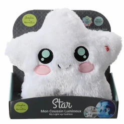 Jouet|De 0 À 24 Mois|PIOUPIOU ET MERVEILLES Peluche étoile lumineuse 40cm
