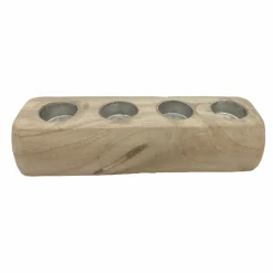 Bougies|Stokomani Photophore en bois