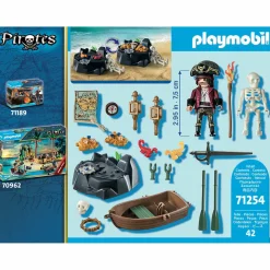 Jouet|De 2 À 4 Ans|PLAYMOBIL Pirate et barque