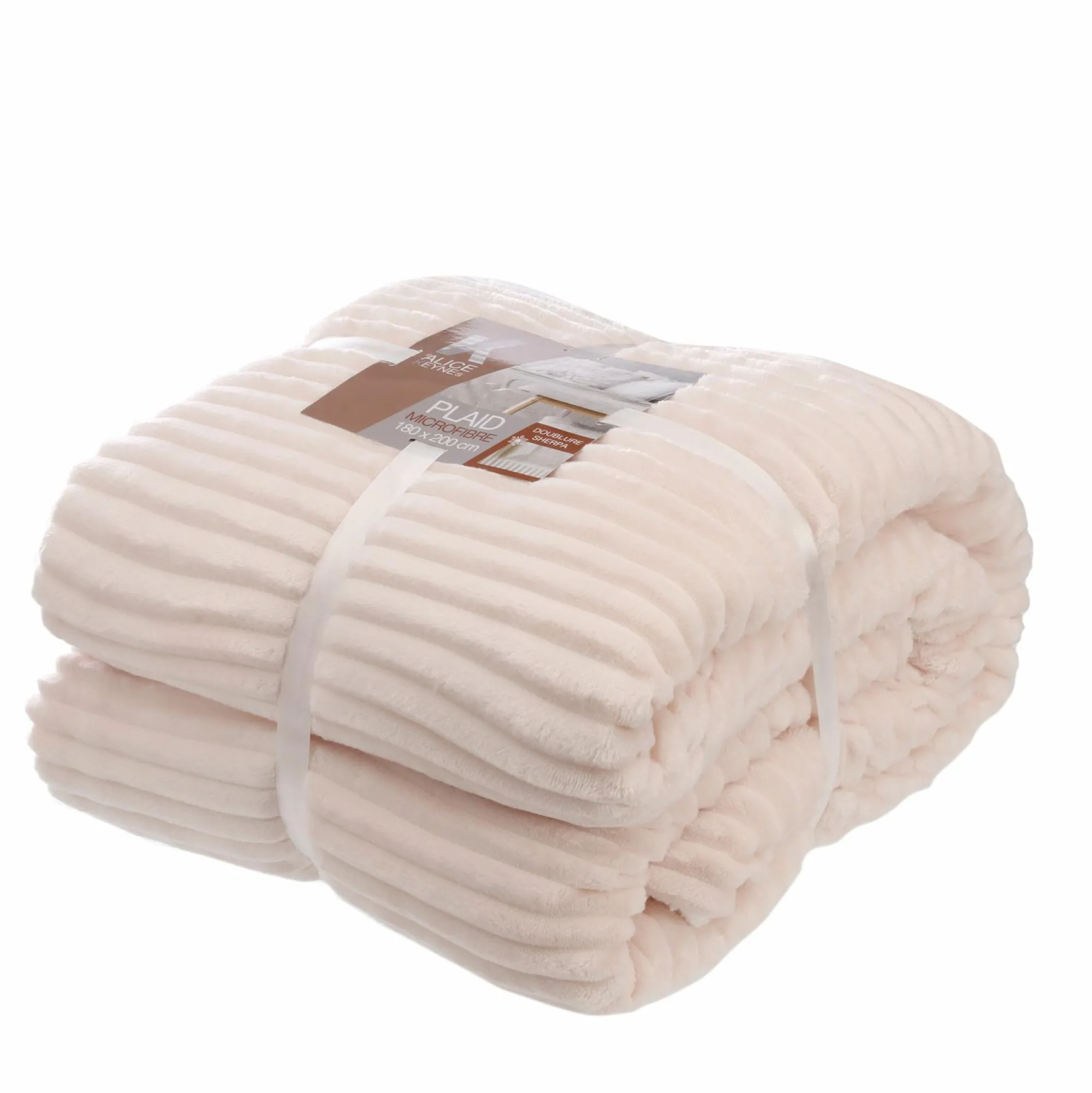 Plaids|ALICE KEYNES Plaid côtelé sherpa