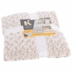 Plaids|ALICE KEYNES Plaid en fausse fourrure doublure polaire 125x150cm