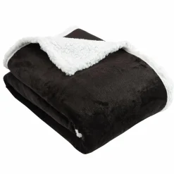 Plaids|ALICE KEYNES Plaid façon flanelle doublé sherpa