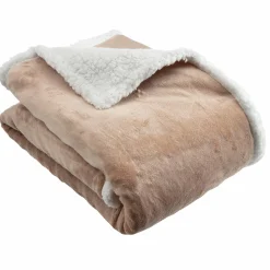Plaids|ALICE KEYNES Plaid façon flanelle doublé sherpa