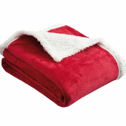 Plaids|ALICE KEYNES Plaid façon flanelle doublé sherpa