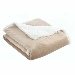 Plaids|ALICE KEYNES Plaid façon flanelle doublé sherpa