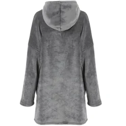 Plaids|Stokomani Plaid sweat à capuche Sherpa Gris