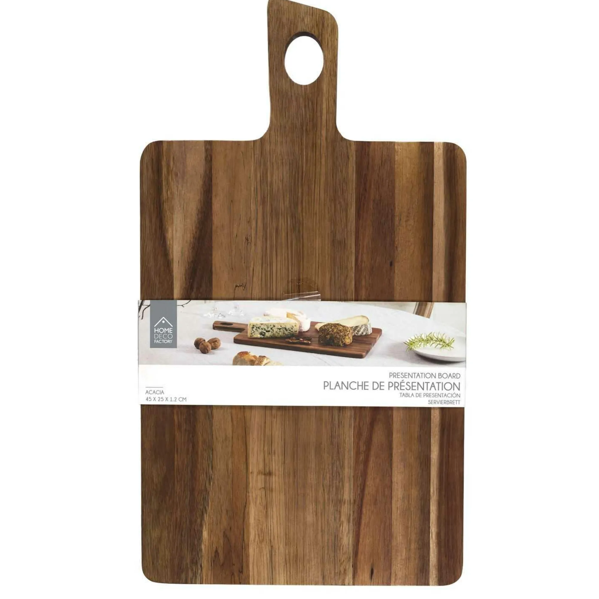 Cuisson Et Ustensiles|HOME DECO FACTORY Planche de présentation en acacia