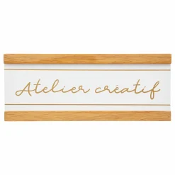 Décorations Murales|ATMOSPHERA Plaque de porte en bois 