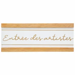 Décorations Murales|ATMOSPHERA Plaque de porte en bois 