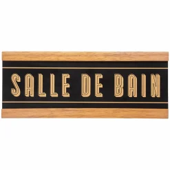 Décorations Murales|ATMOSPHERA Plaque de porte en bois 