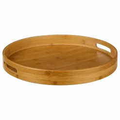 Conservation Et Rangement|FIVE Plateau rond bambou