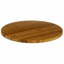 Conservation Et Rangement|FIVE Plateau rond tournant en bambou
