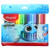 Papeterie Et Bureau|MAPED Pochette de 18 feutres