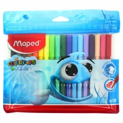 Papeterie Et Bureau|MAPED Pochette de 18 feutres