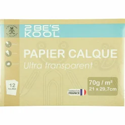 Papeterie Et Bureau|2 BE S KOOL Pochette papier calque A4 x12