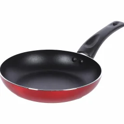 Cuisson Et Ustensiles|DELBO Poêle en aluminium rouge métallisé 2à cm