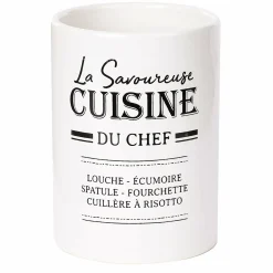Conservation Et Rangement|COOK KEEN Pot à ustensiles décoré
