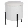 Mobilier|DECLIC HOME Pouf coffre en fausse fourrure Ottoman