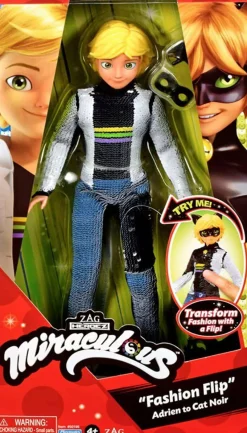 Jouet|De 2 À 4 Ans|MIRACULOUS Poupée à sequins Adrien 26cm