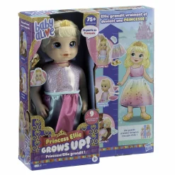 Jouet|De 2 À 4 Ans|HASBRO Poupée Baby Alice Princesse Ellie