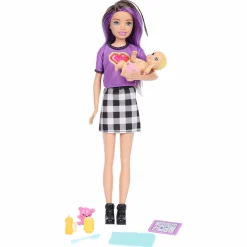 Jouet|De 2 À 4 Ans|BARBIE Poupée Skipper Baby-sitter