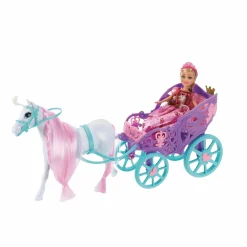 Jouet|De 2 À 4 Ans|ZURU Poupée princesse et sa calèche