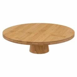Vaisselle Et Service|SECRET DE GOURMET Présentoir gâteau en bambou