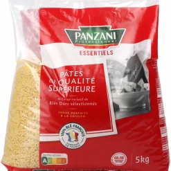 Épicerie Salée|PANZANI Pâtes coquillettes 5kg