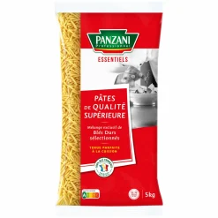 Épicerie Salée|PANZANI Pâtes macaroni 5kg