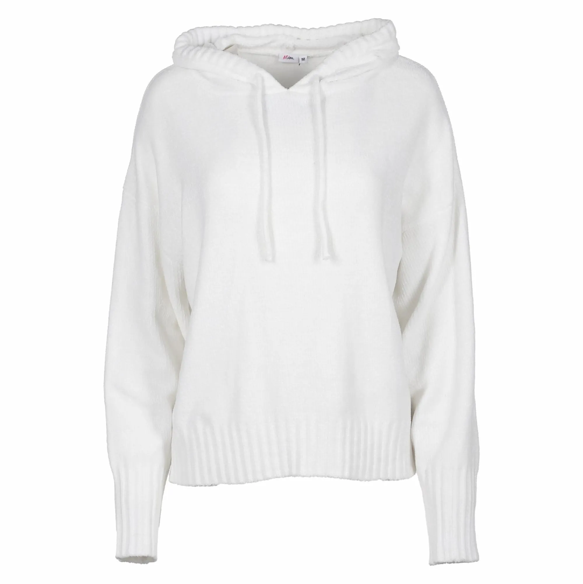 Hauts|MIM Pull à capuche en maille chenille