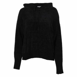 Hauts|MIM Pull à capuche en maille chenille