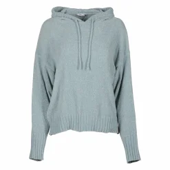 Hauts|MIM Pull à capuche en maille chenille