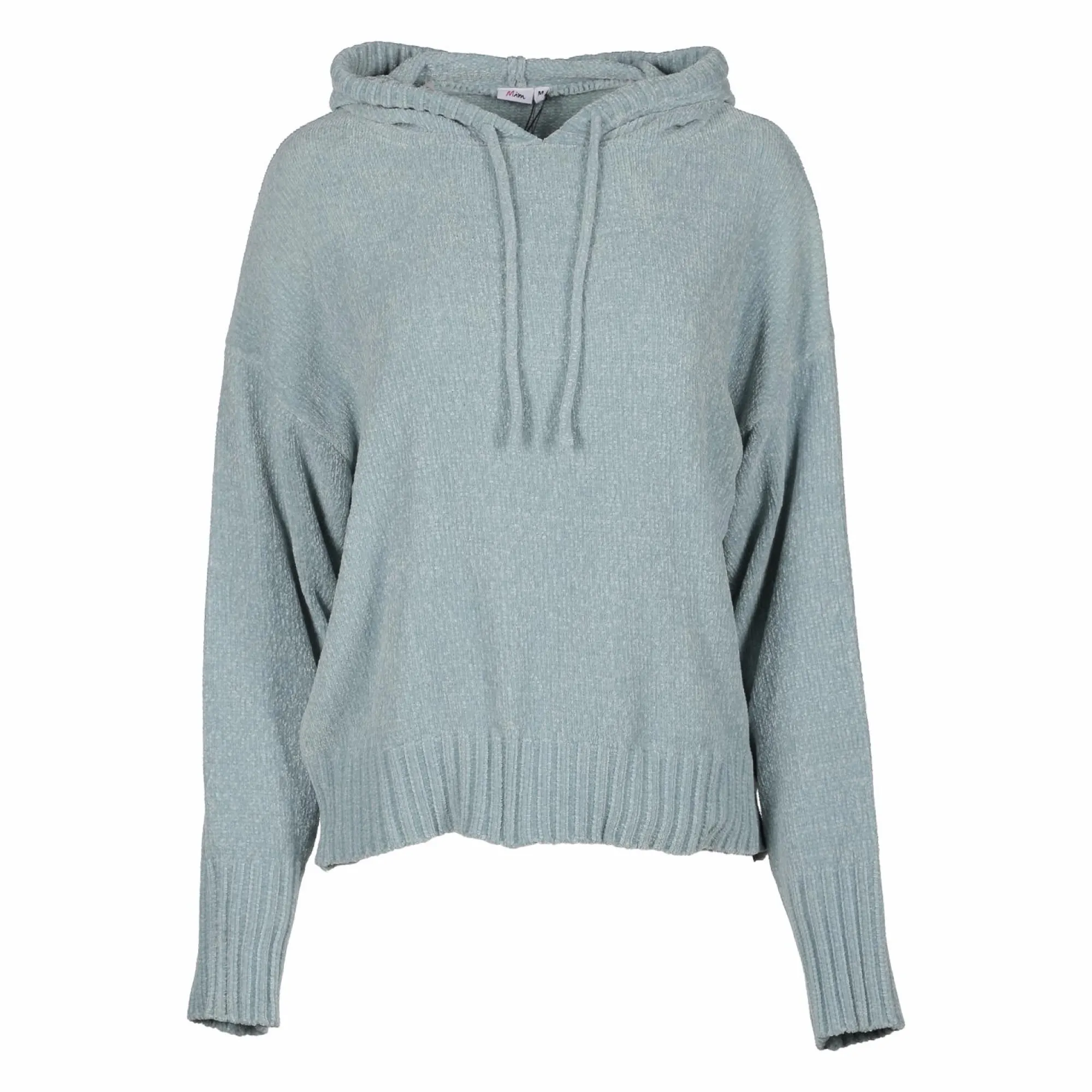 Hauts|MIM Pull à capuche en maille chenille