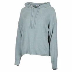 Hauts|MIM Pull à capuche en maille chenille