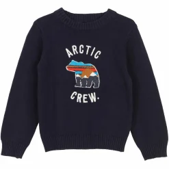 Hauts|LA FABRIQUE DES GARCONS Pull col rond 3-6 ans