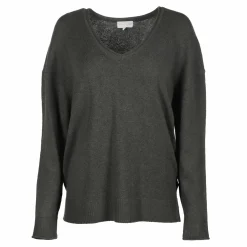 Hauts|ANNA KAREL Pull col V oversize