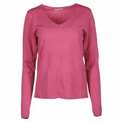 Hauts|ANNA KAREL Pull col V toucher cachemire