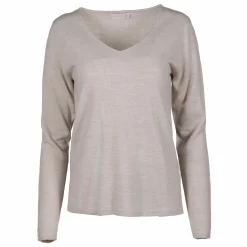 Hauts|ANNA KAREL Pull col V toucher cachemire