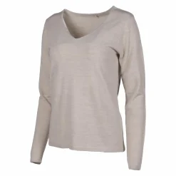 Hauts|ANNA KAREL Pull col V toucher cachemire