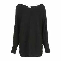 Hauts|LA CITY PULL RIB MANCHES CHAUVES-SOURIS DU S/M OU L/XL Noir
