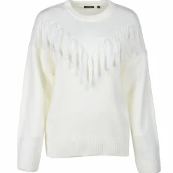 Hauts|MANOUKIAN Pull tricot à franges