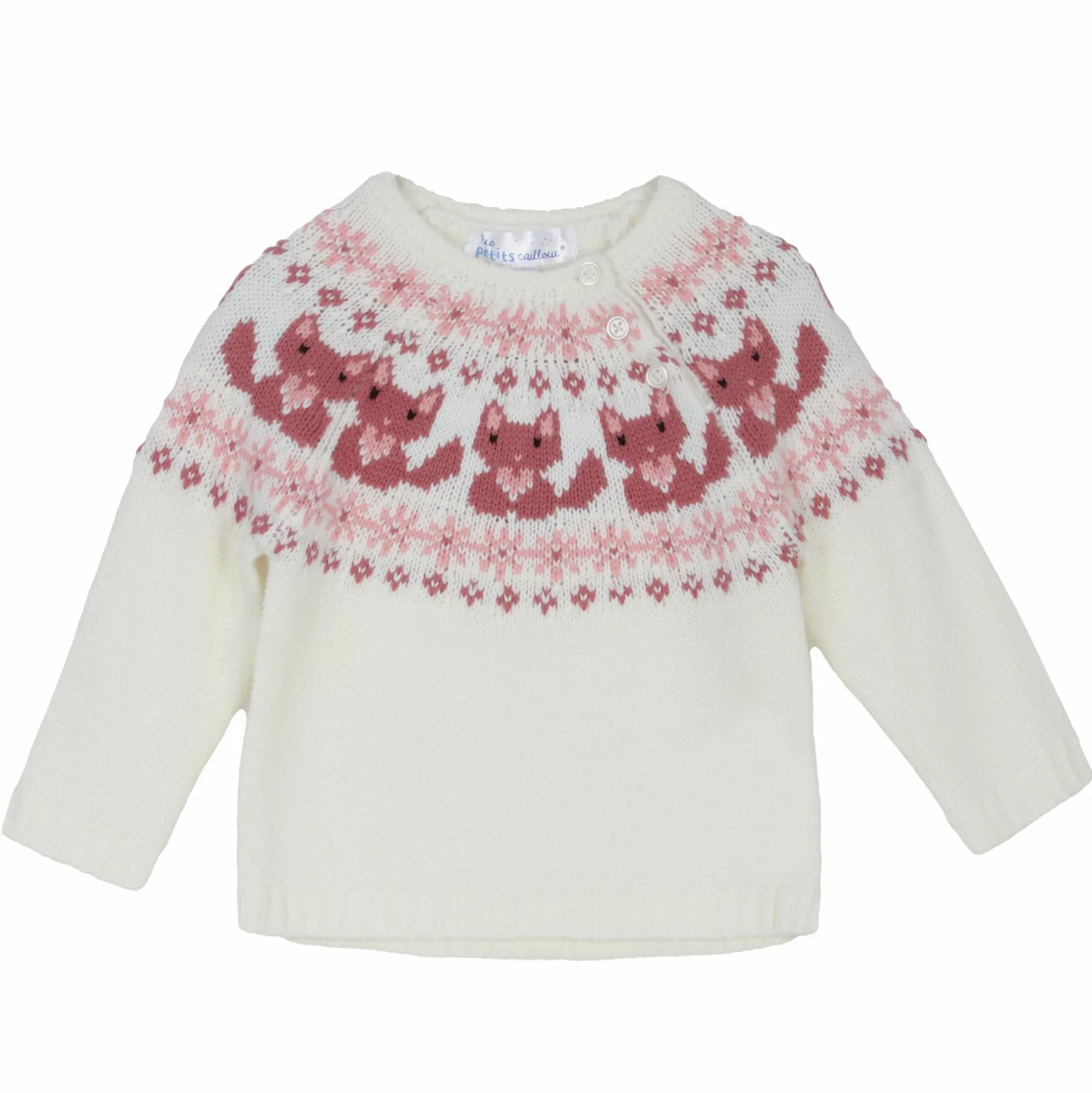 Hauts|Vêtements|MES PETITS CAILLOUX Pull tricot 3/36 mois
