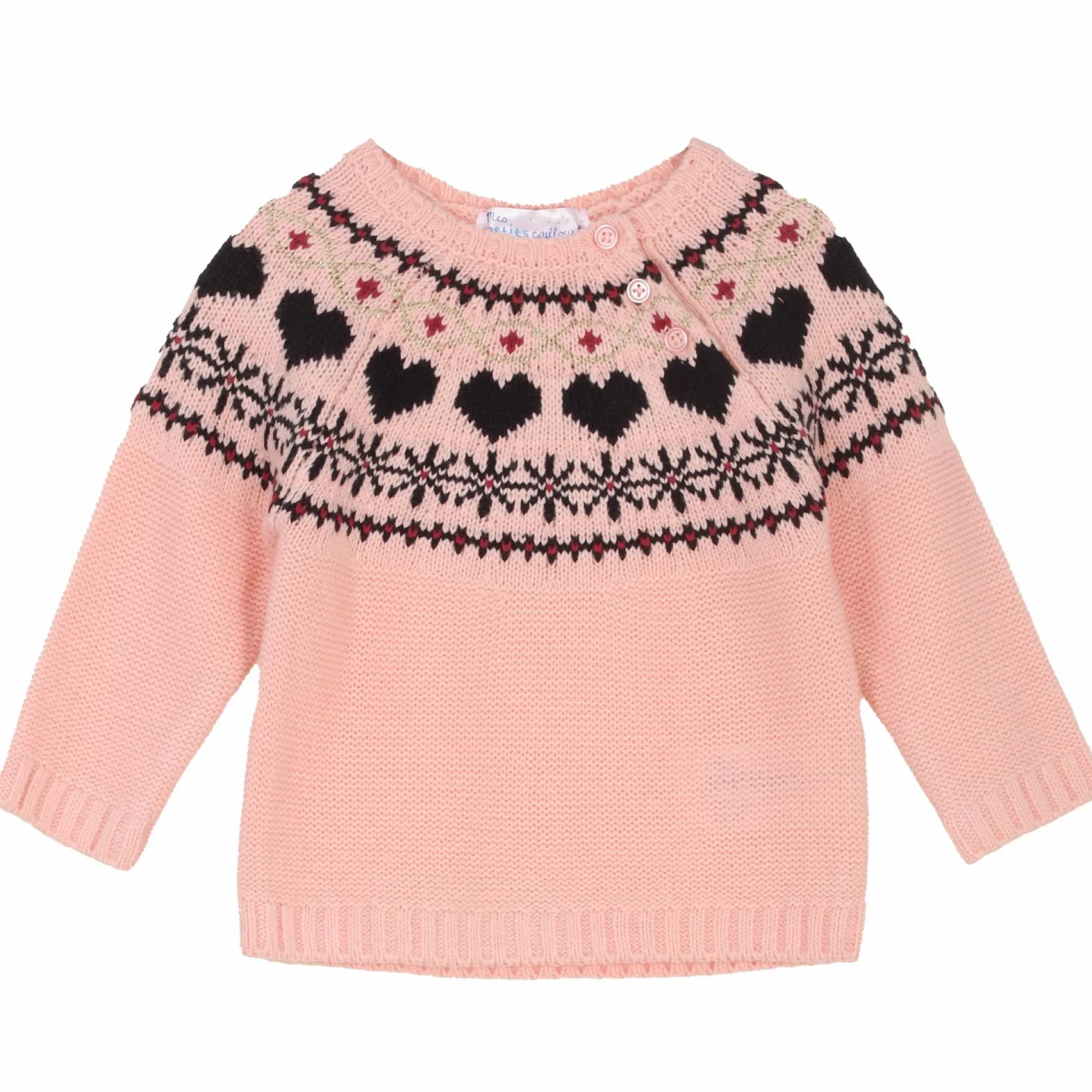 Hauts|Vêtements|MES PETITS CAILLOUX Pull tricot 3/36 mois