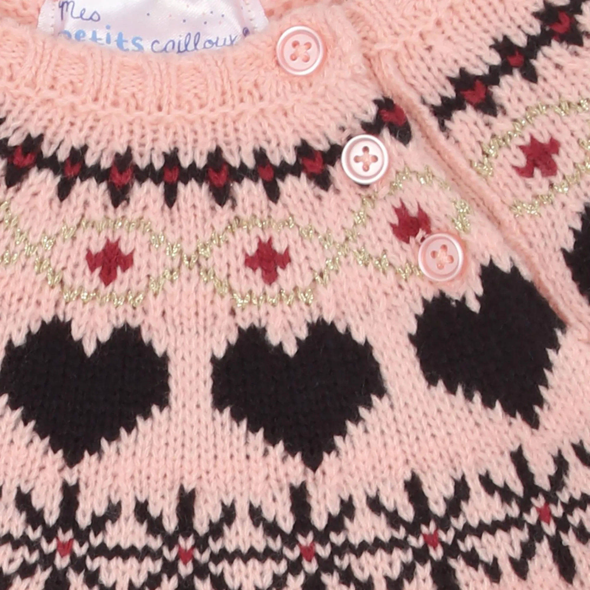 Hauts|Vêtements|MES PETITS CAILLOUX Pull tricot 3/36 mois