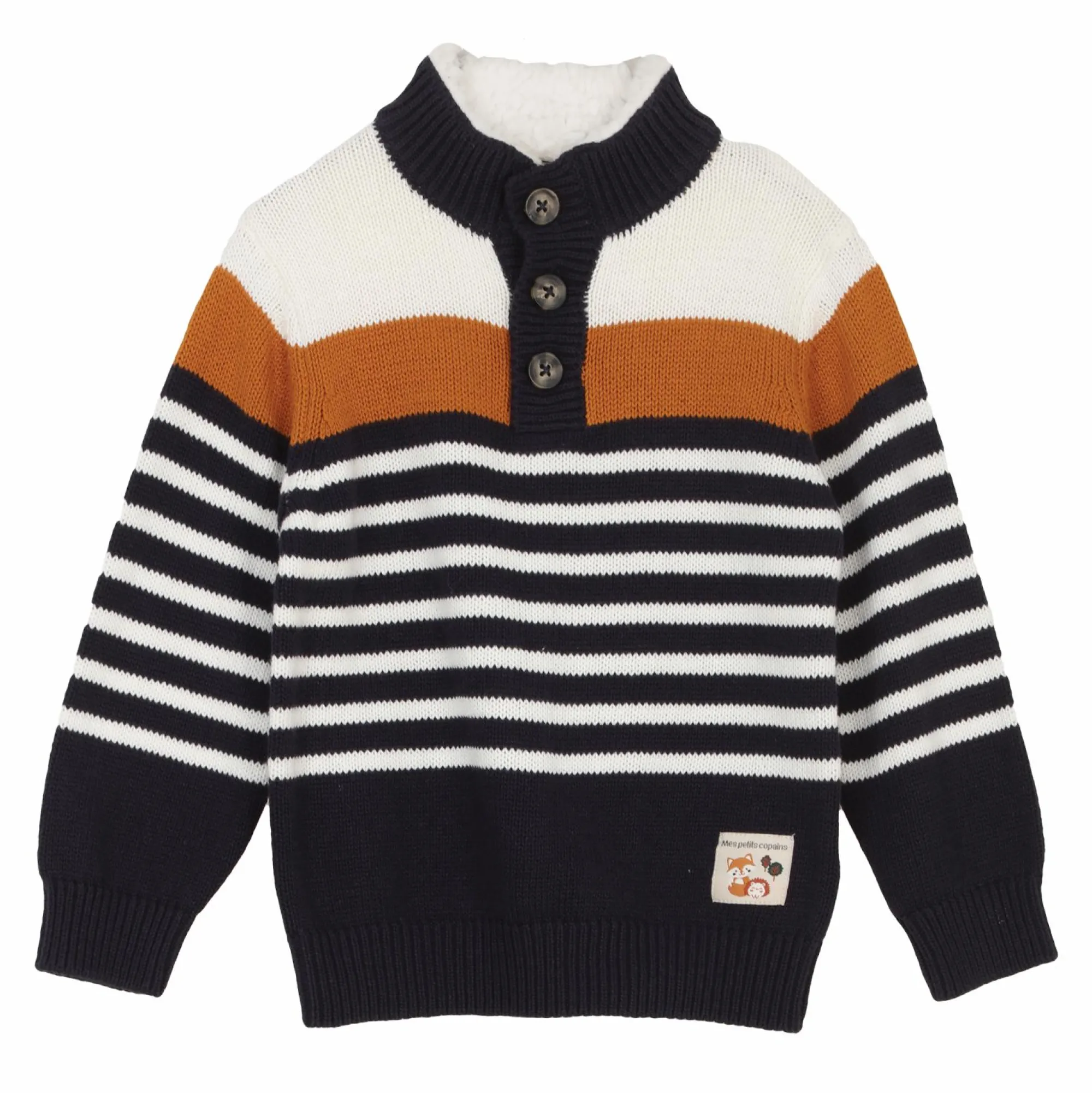 Hauts|Vêtements|MES PETITS CAILLOUX Pull tricot 3/36 mois