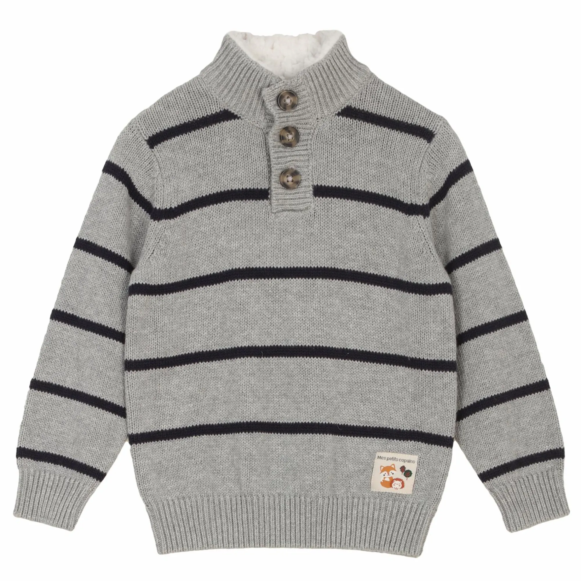 Hauts|Vêtements|MES PETITS CAILLOUX Pull tricot 3/36 mois