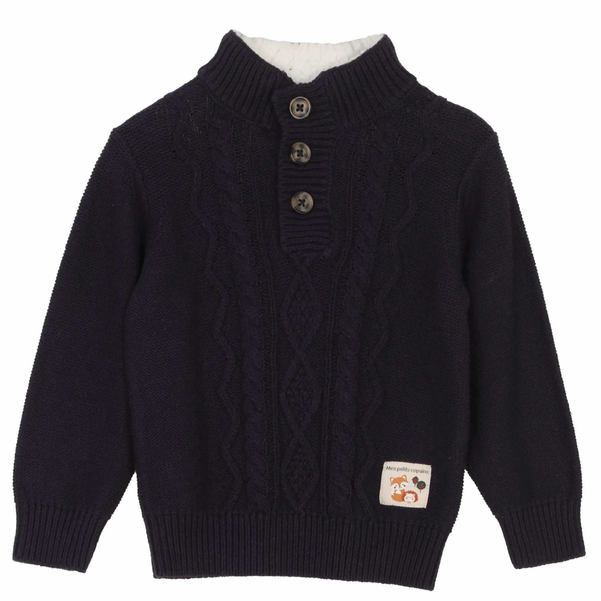 Hauts|Vêtements|MES PETITS CAILLOUX Pull tricot 3/36 mois
